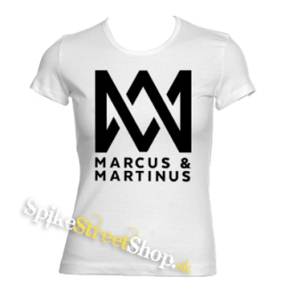 MARCUS & MARTINUS - Logo - biele dámske tričko (-50%=VÝPREDAJ)