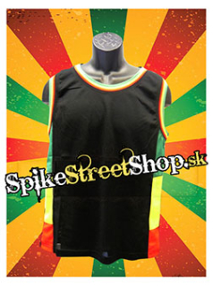 Vesta RASTA REGGAE BLACK COLOUR - futbalový dres (Výpredaj)