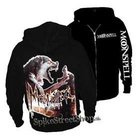 MOONSPELL - Wolfheart - čierna pánska mikina na zips