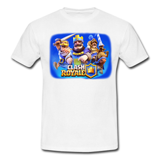 CLASH ROYALE - Electro Wizard & Friends - biele detské tričko (-60%=VÝPREDAJ)