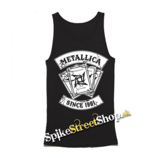 METALLICA - Since 1981 - Mens Vest Tank Top - čierne (-50%=VÝPREDAJ)