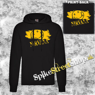 NIRVANA - Smile - Motive 2 - čierna pánska mikina (-50%=VÝPREDAJ)