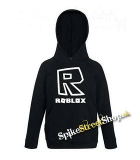 ROBLOX - Symbol & Znak - čierna detská mikina (-50%=VÝPREDAJ)