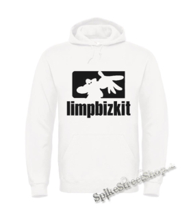 Biela detská mikina LIMP BIZKIT - Spray Logo (-50%=VÝPREDAJ)