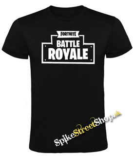FORTNITE BATTLE ROYALE - čierne detské tričko (-50%=VÝPREDAJ)