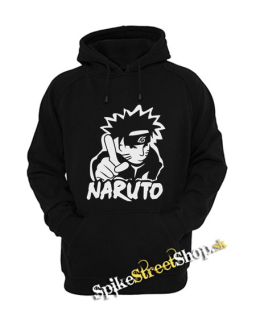 NARUTO - MANGA - čierna pánska mikina (-50%=VÝPREDAJ)
