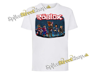 ROBLOX - Motive 1 - biele detské tričko (-60%=VÝPREDAJ)