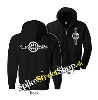 THREE DAYS GRACE - mikina na zips (-70%=VÝPREDAJ)