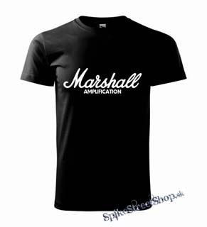 MARSHALL - White Logo - pánske tričko (-60%=VÝPREDAJ)