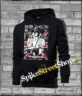SEX PISTOLS - Sid - čierna pánska mikina (-60%=VÝPREDAJ)