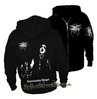 DARKTHRONE - Transylvanian Hunger - čierna pánska mikina na zips (-50%=VÝPREDAJ)