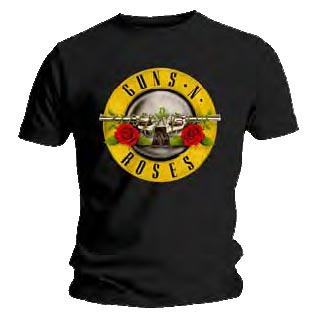 GUNS N ROSES - Classic Logo Kids - čierne detské tričko (-60%=VÝPREDAJ)