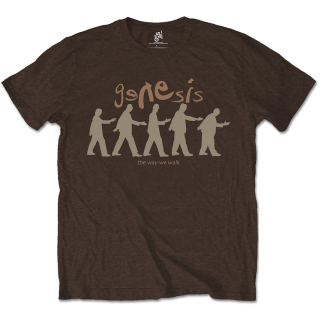 GENESIS - The Way We Walk - hnedé pánske tričko (-60%=VÝPREDAJ)