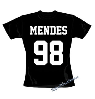 SHAWN MENDES - 98 - čierne dámske tričko (-90%=VÝPREDAJ)