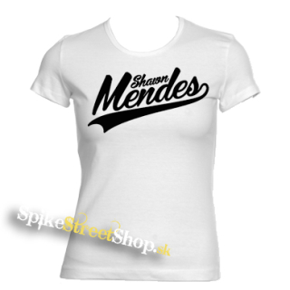 SHAWN MENDES - Logo - biele dámske tričko (-90%=VÝPREDAJ)
