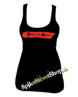 DEPECHE MODE - Logo Red Spirit - Ladies Vest Top (-50%=VÝPREDAJ)