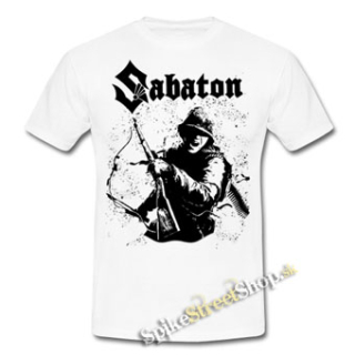 SABATON - Chose To Surrender - biele pánske tričko (-70%=VÝPREDAJ)