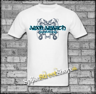 AMON AMARTH - Jomsviking Iconic - biele pánske tričko (-60%=Výpredaj)