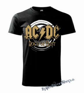 AC/DC - Rock Or Bust Gold - pánske tričko (-60%=VÝPREDAJ)