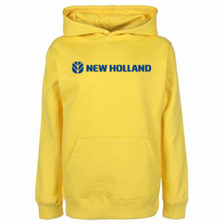 NEW HOLLAND - Logo - žltá pánska mikina (-60%=VÝPREDAJ)