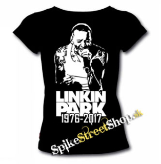 LINKIN PARK - Chester 1976-2017 - čierne dámske tričko (-60%=VÝPREDAJ)