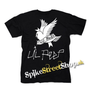 LIL PEEP - Logo Cry Baby - pánske tričko (-50%=VÝPREDAJ)