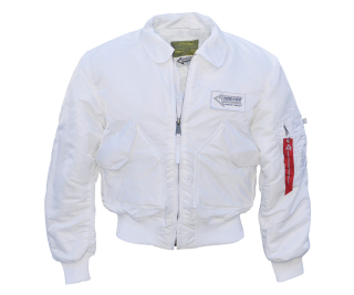 Bunda BOMBER CWU 45 - Biela