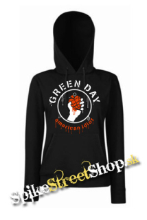 GREEN DAY - Bloody American Idiot - čierna dámska mikina (-60%=VÝPREDAJ)