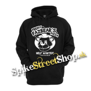 FREDDY FAZBEAR´S PIZZA - čierna detská mikina (-60%=VÝPREDAJ)