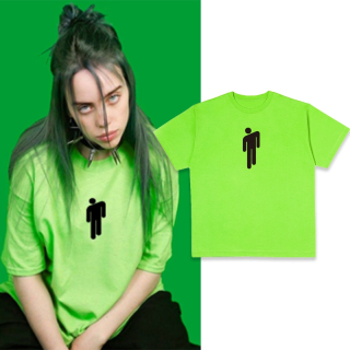 BILLIE EILISH - Small Stickman - jabĺčkovozelené pánske tričko (-70%=VÝPREDAJ)