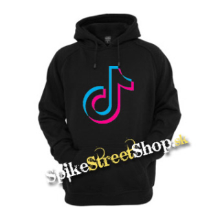 TIK TOK - Znak - čierna detská mikina (-80%=VÝPREDAJ)