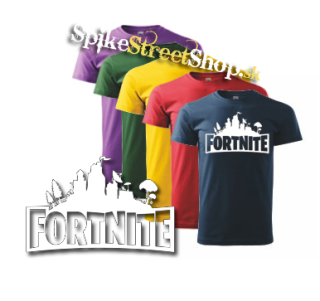 FORTNITE - Logo - farebné pánske tričko (-70%=VÝPREDAJ)