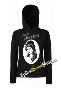AMY WINEHOUSE - Portrait - čierna dámska mikina (-80%=VÝPREDAJ)