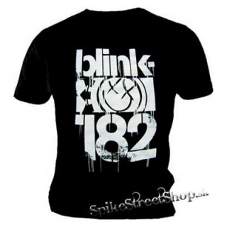 BLINK 182 - Three Bars - čierne pánske tričko (-90%=VÝPREDAJ)