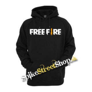 GARENA FREE FIRE - Logo - čierna detská mikina (-80%=VÝPREDAJ)