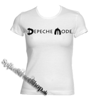 DEPECHE MODE - Spirit Logo - biele dámske tričko (-50%=VÝPREDAJ)
