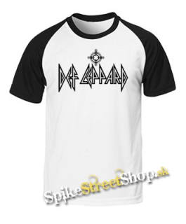 DEF LEPPARD - Logo 2 - dvojfarebné pánske tričko (-60%=VÝPREDAJ)