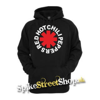 RED HOT CHILI PEPPERS - Asterix Logo - čierna pánska mikina (-60%=VÝPREDAJ)