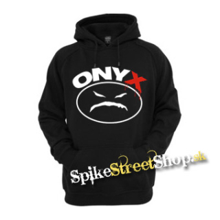 ONYX - Logo - čierna pánska mikina (-60%=VÝPREDAJ)