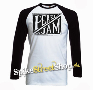 PEARL JAM - Logo - pánske tričko s dlhými rukávmi (-60%=VÝPREDAJ)