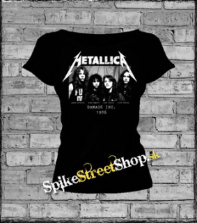 METALLICA - Damage Inc. 1986 - dámske tričko (-60%=VÝPREDAJ)
