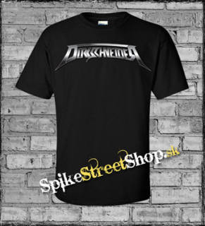 DIRKSCHNEIDER - Logo - čierne pánske tričko (-50%=VÝPREDAJ)