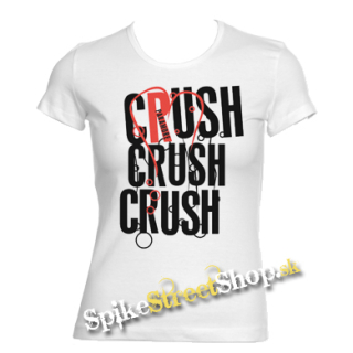 PARAMORE - Crush - biele dámske tričko (-70%=VÝPREDAJ)