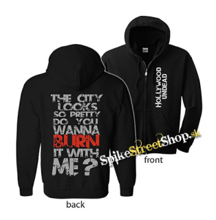 HOLLYWOOD UNDEAD - City & Logo - mikina na zips (-80%=VÝPREDAJ)