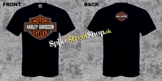 HARLEY DAVIDSON - Motor Cycles - čierne pánske tričko (-40%=VÝPREDAJ)