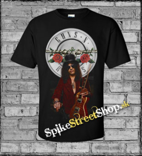 GUNS N ROSES - Slash - čierne pánske tričko (-60%=VÝPREDAJ)