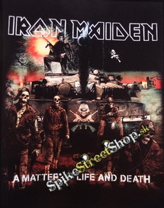 IRON MAIDEN - A Matter Of Life And Death - chrbtová klasická plátená nášivka