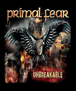PRIMAL FEAR - Unbreakable - chrbtová klasická plátená nášivka