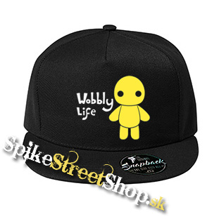 WOBBLY LIFE - Wobbly Poster - čierna šiltovka model "Snapback" (-50%=VÝPREDAJ)