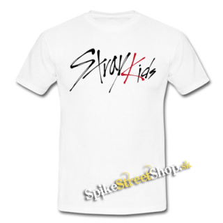 STRAY KIDS - Logo - biele pánske tričko (-50%=VÝPREDAJ)